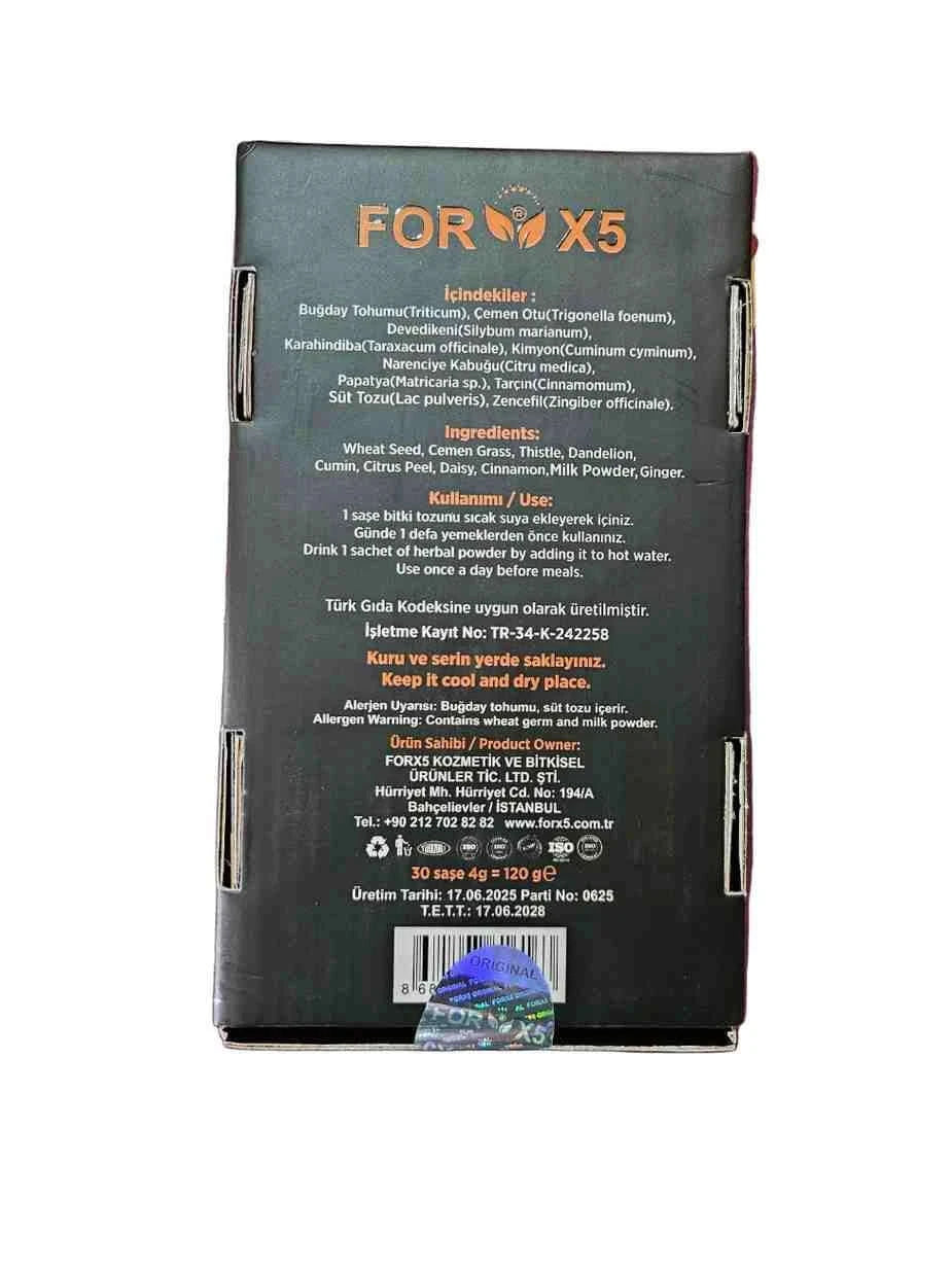 FORX5 Magic Mix – Висококалоричен Напитков Микс за Качване на Тегло и Стимулиране на Апетита (30 сашета) Второстепенно изображение