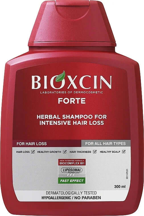 BIOXCIN FORTE - Шампоан против интензивен косопад с чесън -  300мл. Второстепенно изображение